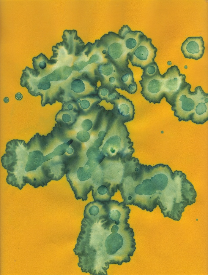 Jordan McKenzie, Spent (Litmus). Universal Litmus Paper, artist's semen (2009)